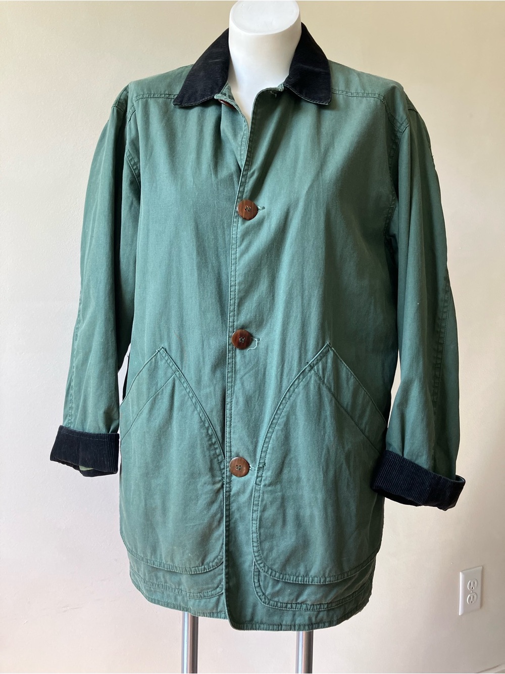 J. Crew | Vintage 90s Canvas Oarsman New England Outdoor Chore Barn Coat